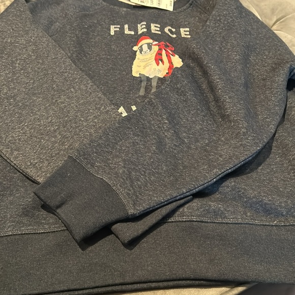 Style & Co Fleece Navidad Sweatshirt, Created for Macy's Sz L NWT - Picture 2 of 8